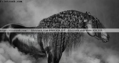 Tải về file gốc buc tranh 1 con ngua son dau dep 539 (dùng cho in quảng cáo)