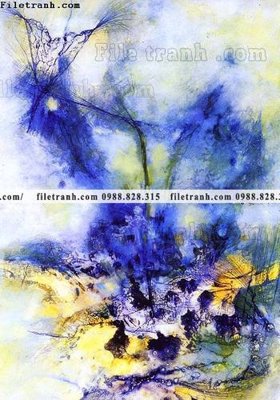 File tranh buc tranh Thien truu tuong moi cua Trung Quoc 603 (bản gốc) treo phòng ăn