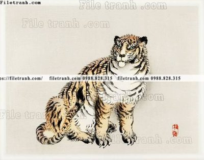 File in trần buc tranh co Nhat Ban 107 (bản gốc) hoa văn