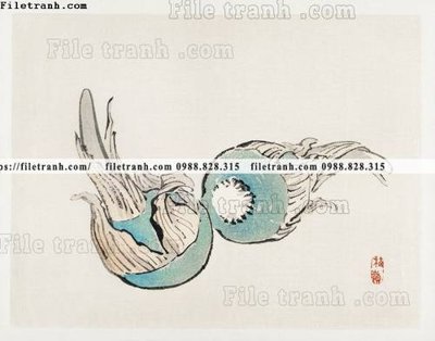 File ảnh buc tranh co Nhat Ban 114 (gốc) in decal dán tường