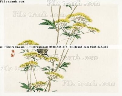 File gốc buc tranh co Nhat Ban 152 (in lụa) tranh thuận buồm