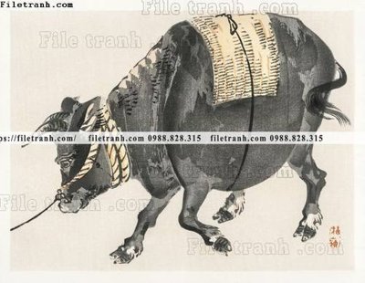 File in trần buc tranh co Nhat Ban 170 (file gốc) xuyên sáng