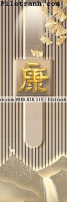 File PSD buc tranh den long loi vao phong cach Trung Hoa 103 (gốc) nhiều lớp (multi-layer)