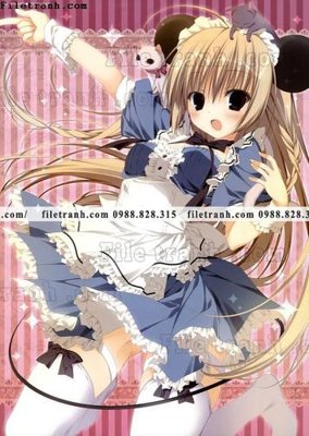File gốc buc tranh doc anime nu hai chieu Nhat Ban 121 (in mica) làm quà tặng