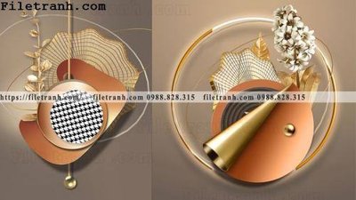 File tranh gốc buc tranh hien dai nha hang 106 (bản quyền) độc đáo