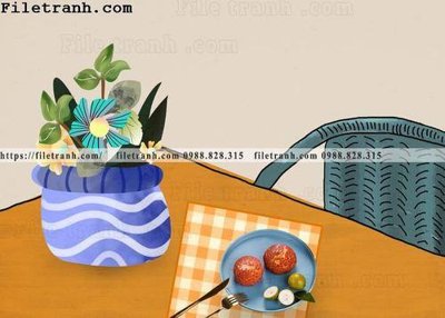 File gốc buc tranh hien dai nha hang 108 (in mica) làm quà tặng