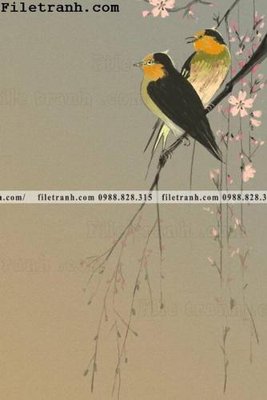 Tải file gốc buc tranh hoa va chim co Trung Hoa 121 (in khổ lớn) không mờ