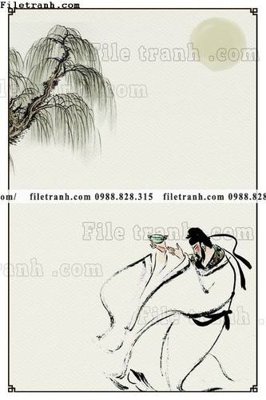 File gốc buc tranh loi vao muc phong cach co xua 617 (ảnh chi tiết) để in lụa