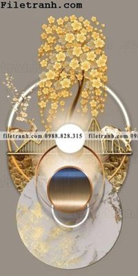 Tải file buc tranh loi vao sang trong nhe nhang co den da quang 159 (PSD) cho in tranh 3D