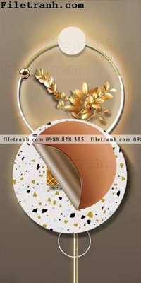 Tải file gốc in lụa buc tranh loi vao sang trong nhe nhang co den da quang 162 siêu nét