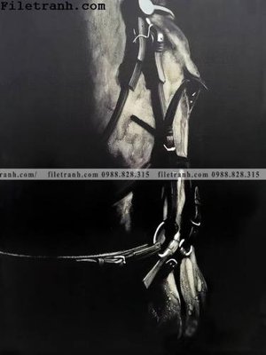 Tải file buc tranh ngua den trang 104 (gốc) in nhanh