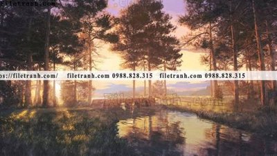 File in lụa buc tranh phong canh hoat hinh gia khong gian 103 (tân cổ điển) buc tranh phong canh hoat hinh gia khong gian 103