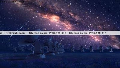 Tải file gốc buc tranh phong canh hoat hinh gia khong gian 143 dùng cho in ấn