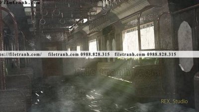 File tranh gốc buc tranh phong canh hoat hinh gia khong gian 153 (bản quyền) Filetranh.com