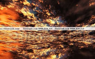 File in trần buc tranh phong canh hoat hinh gia khong gian 158 (bản gốc) mây trời