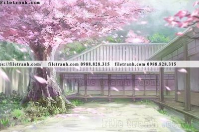 File tranh buc tranh phong canh hoat hinh gia khong gian 197 (gốc) in backlit film