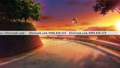 Download file gốc buc tranh phong canh hoat hinh gia khong gian 237 (dùng cho in ấn)