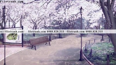 File gốc buc tranh phong canh hoat hinh gia khong gian 239 (chủ đề hiện đại) trang trí