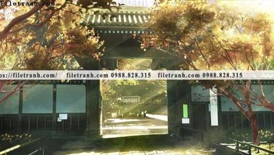 Download file buc tranh phong canh hoat hinh gia khong gian 248 (gốc) in mica ốp bếp