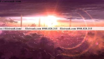 File tranh buc tranh phong canh hoat hinh gia khong gian 252 (gốc) in backlit film