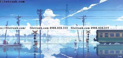 Tải file buc tranh phong canh hoat hinh gia khong gian 275 (gốc) chủ đề tâm linh