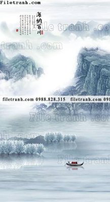 File gốc buc tranh phong canh loi vao phong cach Trung Quoc moi 158 (ảnh rõ nét) để in