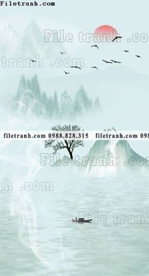 Download file gốc buc tranh phong canh loi vao phong cach Trung Quoc moi 179 (dùng cho in ấn)