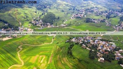 File tranh buc tranh phong canh nong thon 108 (ảnh gốc) độ nét vượt trội