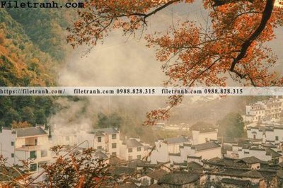 Download file buc tranh phong canh nong thon 200 (gốc) cho xưởng in