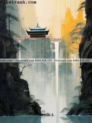 File in lụa buc tranh phong canh tan co dien 117 (tân cổ điển) buc tranh phong canh tan co dien 117