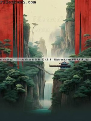 Download file gốc buc tranh phong canh tan co dien 120 (dùng cho in ấn)