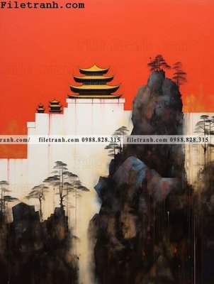 Tải file gốc buc tranh phong canh tan co dien 129 (in tráng gương) 3DFile gốc buc tranh phong canh tan co dien 129 (sẵn sàng in) chất lượng cao