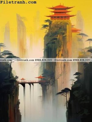 File ảnh buc tranh phong canh tan co dien 154 (gốc) cho trang trí nhà hàng