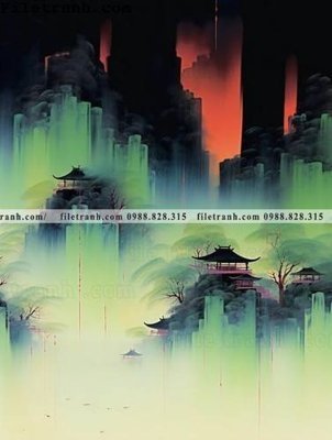 Tải file buc tranh phong canh tan co dien 172 (ảnh gốc) file AI/EPS