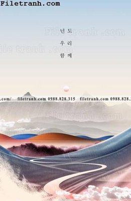 Mua file gốc buc tranh phong canh truu tuong moi cua Trung Quoc 110 (PSD) tại Filetranh.com