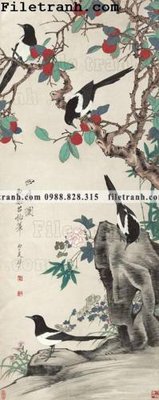 Tải về file gốc buc tranh phong canh ve hoa va chim 108 (dùng cho in quảng cáo)