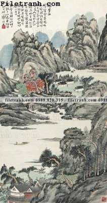 File gốc buc tranh phong canh ve hoa va chim 200 (trang trí) cho phòng khách