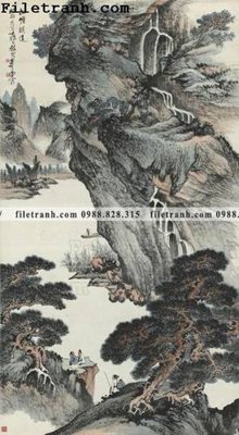 Ảnh gốc buc tranh phong canh ve hoa va chim 219 (độ nét cao) in tráng gương