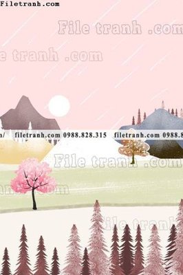 Tải file buc tranh son dau mau phong cach Bac Au 672 (ảnh gốc) in tranh kính