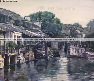 File PSD buc tranh son dau phong canh thac nuoc 238 (chất lượng in ấn)