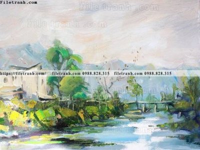 File gốc buc tranh son dau phong canh thac nuoc 252 (in lụa) tranh thuận buồm