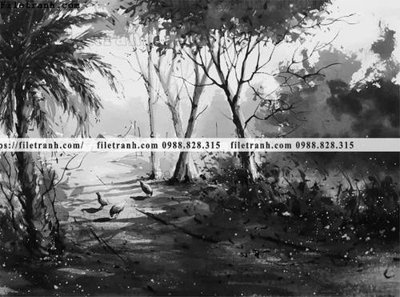 File gốc buc tranh son dau phong canh vector 1535 (PNG) trong suốt (transparent)