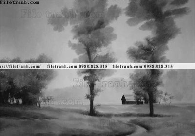 Tải file buc tranh son dau phong canh vector 1553 (ảnh gốc) file AI/EPS