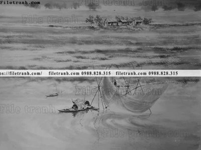 Mua file tranh gốc buc tranh son dau phong canh vector 1564 tại Filetranh.com