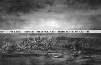 Tải file buc tranh son dau phong canh vector 1615 (ảnh gốc) file AI/EPS