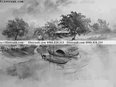 File tranh buc tranh son dau phong canh vector 1621 (ảnh gốc) độ nét vượt trội