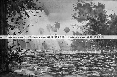 Tệp tin gốc buc tranh son dau phong canh vector 1626 (dùng cho in) buc tranh son dau phong canh vector 1626