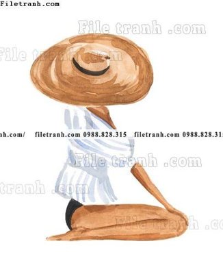 File tranh ảnh gốc buc tranh theo phong cach mau nuoc Ma-roc 665 dùng cho in khổ lớn