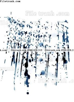 Tải xuống file tranh gốc buc tranh truu tuong don gian mau xanh lam va xanh luc 602 (PSD/TIFF)