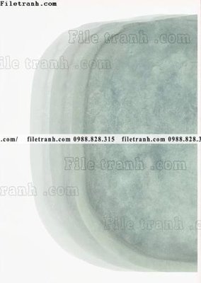 Tải file buc tranh truu tuong don gian mau xanh lam va xanh luc 613 (ảnh gốc) in gạch 3D